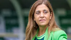 SP - SAO PAULO - 09/04/2023 - PAULISTA 2023, PALMEIRAS X AGUA SANTA - Leila Pereira presidente do Palmeiras antes da partida entre Palmeiras e Agua Santa no estadio Arena Allianz Parque pelo campeonato Paulista 2023. Foto: Marcello Zambrana/AGIF