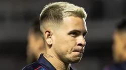 Soteldo jogador do Santos durante partida contra o Cuiaba no estadio Vila Belmiro pelo campeonato Brasileiro A 2023. Foto: Abner Dourado/AGIF