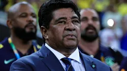 Ednaldo Rodrigues, presidente da CBF em foto de arquivo de 21 de Novembro de 2023 durante execucao do hino nacional antes da partida contra o Argentina no estadio Maracana pelo campeonato Eliminatorias Copa Do Mundo 2026. Fabio Giannelli/AGIF