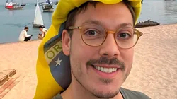 Foto: Arquivo Pessoal Fábio Porchat/Instagram - Humorista compartilhou jornada com o Vasco