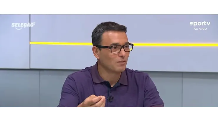 André Rizek exaltou campanha do Palmeiras. Reprodução/ Sportv