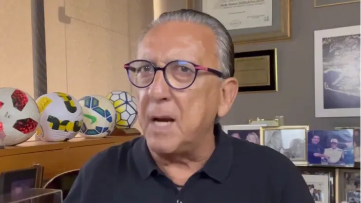 Galvão Bueno fala sobre o Palmeiras. Reprodução Redes Sociais de Galvão Bueno