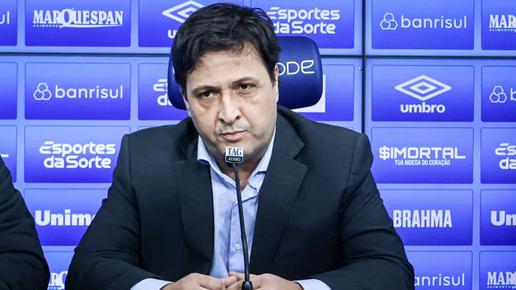 Alberto Guerra, presidente do Grêmio - Foto: Maxi Franzoi/AGIF