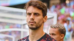 Rodrigo Caio diante do Bahia, no início do Brasileirão. Foto: Renan Oliveira/AGIF