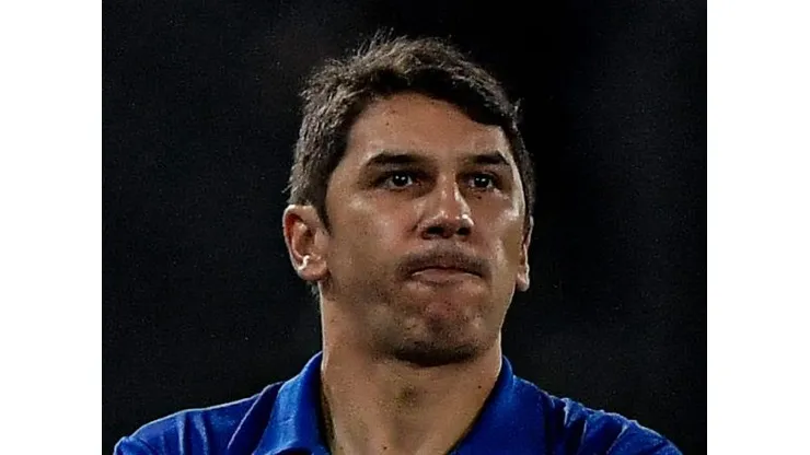 Lúcio Flavio, ex-técnico do Botafogo, durante partida contra o Palmeiras no estádio Engenhão pelo campeonato Brasileiro A 2023. Foto: Thiago Ribeiro/AGIF