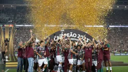 RJ - RIO DE JANEIRO - 04/11/2023 - LIBERTADORES 2023, BOCA JUNIORS X FLUMINENSE - Fluminense comemora a conquista do campeonato durante partida contra o Boca Juniors no estadio Maracana pelo campeonato Libertadores 2023. Foto: Liamara Polli/AGIF