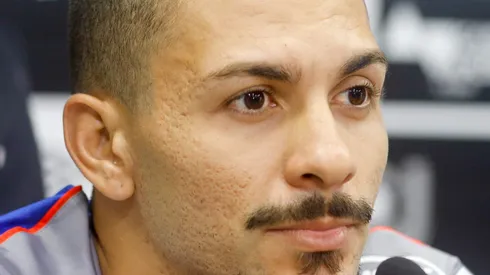 SP – Santos – 20/01/2020 – Coletiva Alison – Entrevista coletiva do jogador Alison, do Santos Futebol Clube. O treino do equipe foi a portas fechadas, sem a presenca da imprensa. Foto: Fernanda Luz/AGIF