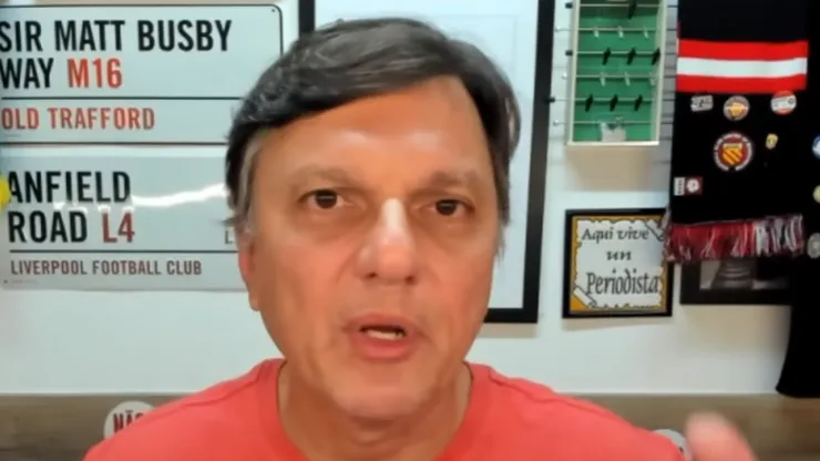 Mauro Cezar Pereira fala sobre renovação de jogador no Flamengo. Divulgação/ Canal do YouTube "Mauro Cezar"