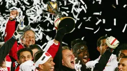 Com Rogério Ceni se destacando, São Paulo foi campeão Mundial. (Photo credit should read KAZUHIRO NOGI/AFP/Getty Images)