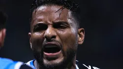 Reinaldo, jogador do Grêmio, durante partida contra o Palmeiras no estadio Arena Allianz Parque pelo campeonato BRASILEIRO A 2023. Foto: Ettore Chiereguini/AGIF