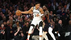 Giannis Antetokounmpo contra Julius Randle: duelo irá se repetir nesta terça (5)
