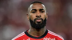 Gerson jogador do Flamengo durante partida pelo Brasileiro
