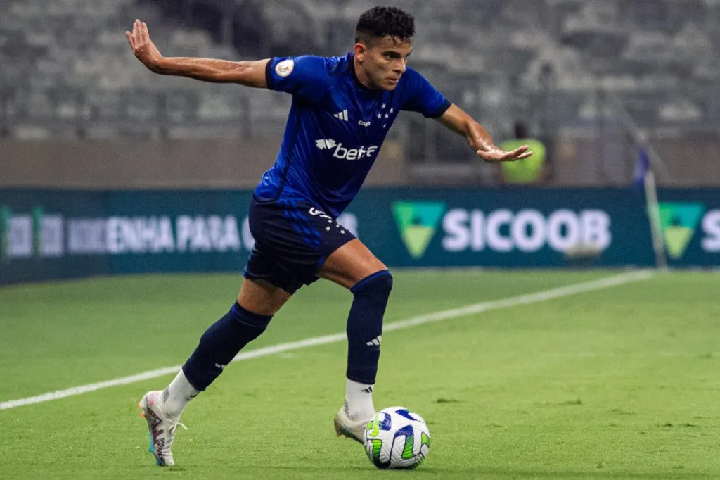 Bruno Rodrigues, atacante do Cruzeiro - Foto: Fernando Moreno/AGIF