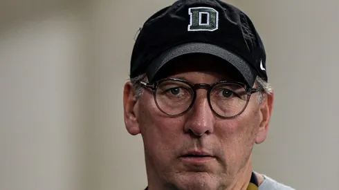 Jhon Textor dono do Botafogo durante partida contra o Palmeiras no estadio Engenhao pelo campeonato Brasileiro A 2023. Foto: Thiago Ribeiro/AGIF