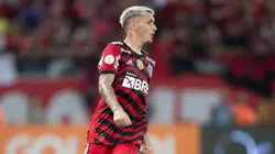 Varela fez grande partida pelo Flamengo. Foto: Gil Gomes/AGIF