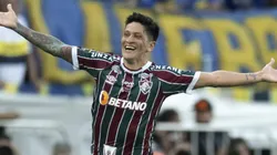 RJ - RIO DE JANEIRO - 04/11/2023 - LIBERTADORES 2023, BOCA JUNIORS X FLUMINENSE - German Cano jogador do Fluminense comemora seu gol durante partida contra o Boca Juniors no estadio Maracana pelo campeonato Libertadores 2023. Foto: Jorge Rodrigues/AGIF
