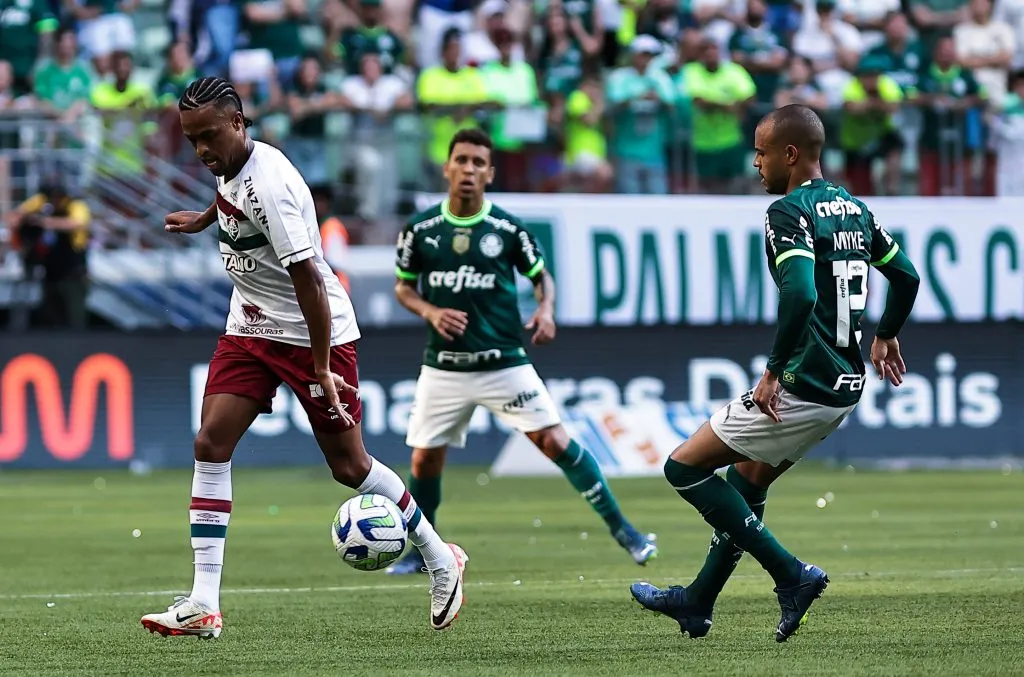 Jogo entre Palmeiras e Fluminense no Allianz Parque. Foto: Fabio Giannelli/AGIF