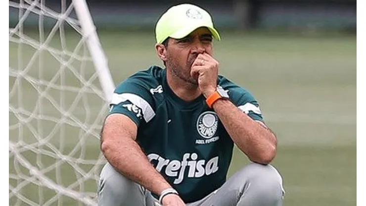 Abel começou a segunda-feira (4) com problema para administrar na reta final do Brasileirão - Foto: Cesar Greco/Palmeiras/by Canon