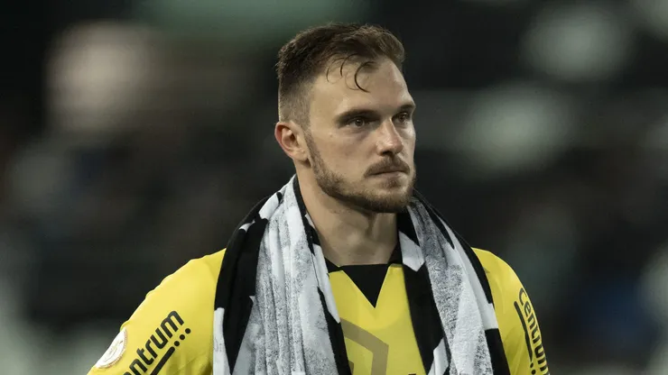 Lucas Perri goleiro do Botafogo durante partida pelo Brasileiro