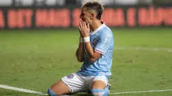 Gabriel Teixeira jogador do Bahia lamenta durante partida contra o America-MG no estadio Independencia pelo campeonato Brasileiro A 2023. Foto: Alessandra Torres/AGIF