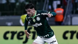Piquerez jogador do Palmeiras durante partida contra o America-MG no estadio Arena Allianz Parque pelo campeonato Brasileiro A 2023. Foto: Fabio Giannelli/AGIF