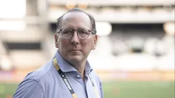 John Textor dono da Saf do Botafogo antes da partida contra o Cruzeiro no Engenhão