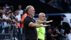Mano Menezes tecnico do Corinthians durante partida contra o Internacional no estadio Arena Corinthians pelo campeonato Brasileiro A 2023. Foto: Fabio Giannelli/AGIF