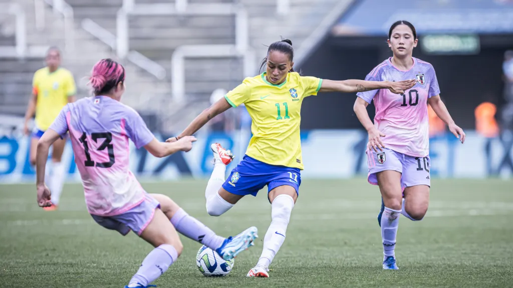 Foto: Abner Dourado/AGIF – Amistoso entre Brasil e Japão, no Morumbi