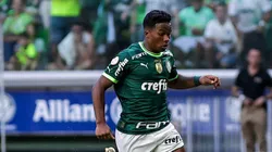Endrick jogador do Palmeiras durante partida contra o Fluminense no estadio Arena Allianz Parque pelo campeonato Brasileiro A 2023. Foto: Fabio Giannelli/AGIF