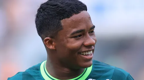 Foto: Marcelo Zambrana/AGIF - Endrick em partida pelo Palmeiras