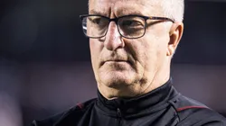 Dorival Junior técnico do São Paulo durante partida contra o Cuiabá no estádio Morumbi pelo campeonato Brasileiro A 2023. Foto: Abner Dourado/AGIF