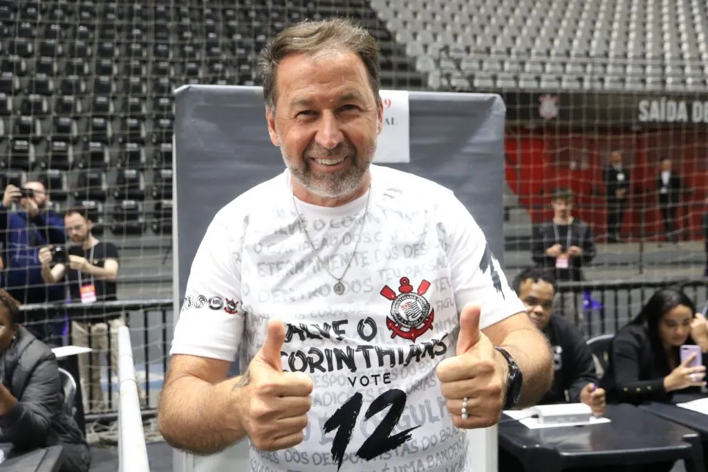 Augusto Melo não quer vender Moscardo. Foto: José Manoel Idalgo/ Agência Corinthians