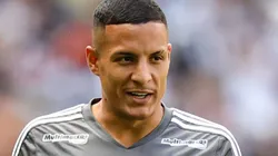 Guilherme Arana jogador do Atletico-MG durante aquecimento antes da partida contra o America-MG no estadio Mineirao pelo campeonato Brasileiro A 2023. Foto: Gilson Lobo/AGIF