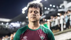 Fernando Diniz tecnico do Fluminense durante partida contra o Santos no estadio Vila Belmiro pelo campeonato Brasileiro A 2023. Abner Dourado/AGIF
