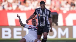 Atlético-MG leva vantagem diante do São Paulo. Foto: Ettore Chiereguini/AGIF