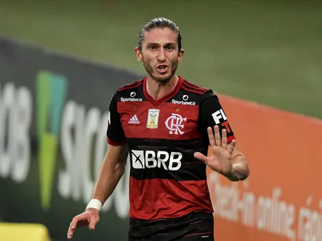 Filipe Luis comenta sobre parceira com Gabigol, que se emocionou muito na aposentadoria do lateral