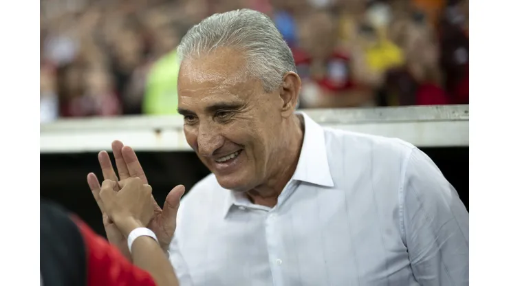 RJ - RIO DE JANEIRO - 11/11/2023 - BRASILEIRO A 2023, FLAMENGO X FLUMINENSE - Tite tecnico do Flamengo durante partida contra o Fluminense no estadio Maracana pelo campeonato Brasileiro A 2023. Foto: Jorge Rodrigues/AGIF