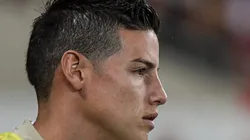 James RodrÍguez, meia do São Paulo e da Colômbia, durante partida contra o Flamengo no estadio Maracana pelo campeonato Brasileiro A 2023. Foto: Thiago Ribeiro/AGIF