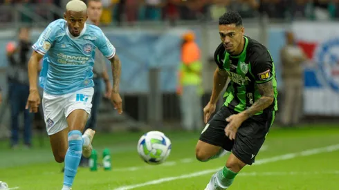 BA - SALVADOR - 06/08/2023 - BRASILEIRO A 2023, BAHIA X AMERICA-MG - Ademir jogador do Bahia durante partida contra o America-MG no estadio Arena Fonte Nova pelo campeonato Brasileiro A 2023. Foto: Jhony Pinho/AGIF