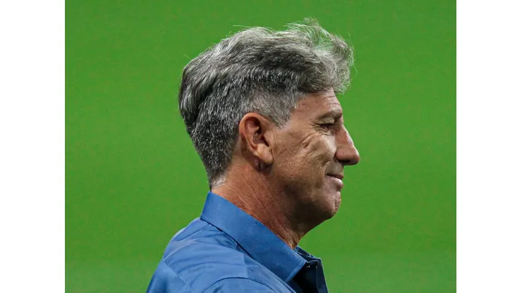 Renato Portaluppi, técnico do Grêmio, durante partida contra o Pelotas no estadio Arena do Gremio pelo campeonato Gaucho 2021. Foto: Fernando Alves/AGIF