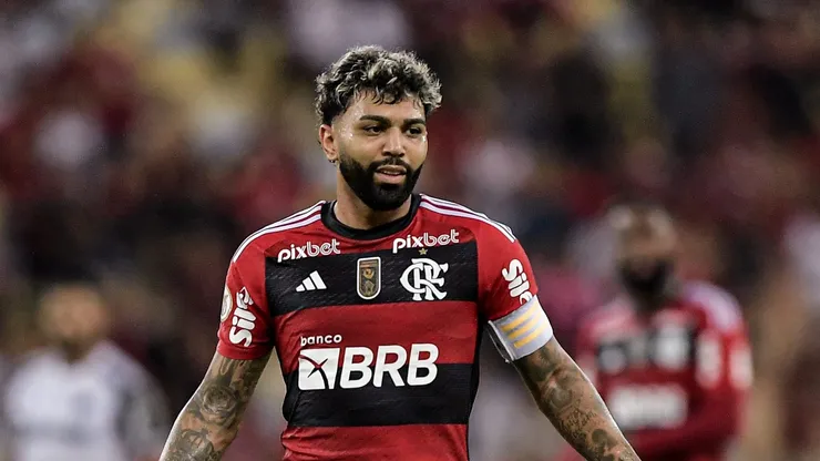 Gabigol durante a última partida. Foto: Thiago Ribeiro/AGIF