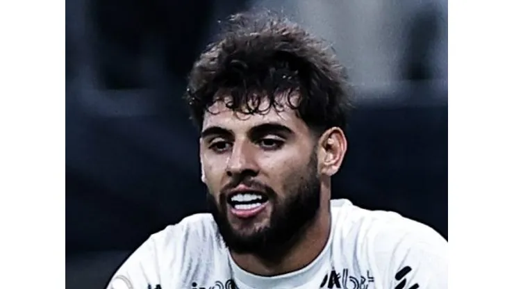 Yuri Alberto, atacante do Corinthians, lamenta durante partida contra o Athletico-PR no estadio Arena Corinthians pelo campeonato Brasileiro A 2023. Foto: Fabio Giannelli/AGIF
