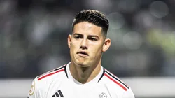 James Rodriguez com a camisa do SPFC. Abner Dourado/AGIF