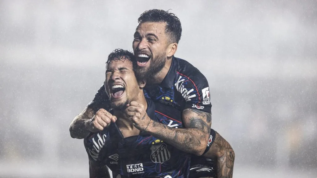 Marcos Leonardo e Lucas Lima. Foto: Abner Dourado/AGIF