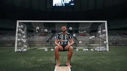 Foto: Pedro Souza/Atlético-MG - Hulk em homenagem no Mineirão