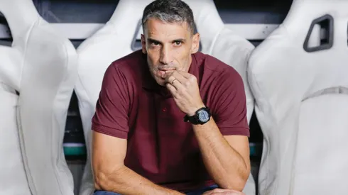 Vojvoda técnico do Fortaleza durante partida contra o Palmeiras no estádio Arena Castelão pelo campeonato Brasileiro A 2023. Foto: Lucas Emanuel/AGIF