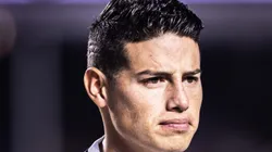 James Rodríguez, meia do São Paulo, durante partida contra o Cuiaba no estadio Morumbi pelo campeonato Brasileiro A 2023. Foto: Abner Dourado/AGIF