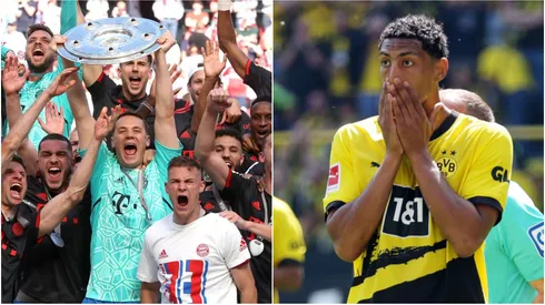 Bayern de Munique e Borussia Dortmund. Getty Images