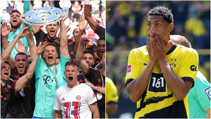 Bayern de Munique e Borussia Dortmund. Getty Images