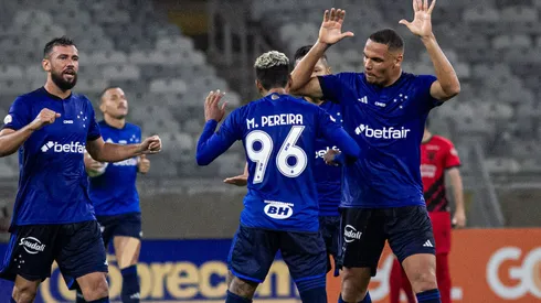 Matheus Pereira marcou gol decisivo para o Cruzeiro. Foto: Fernando Moreno/AGIF